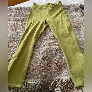 Green Fabletics leggings- size medium